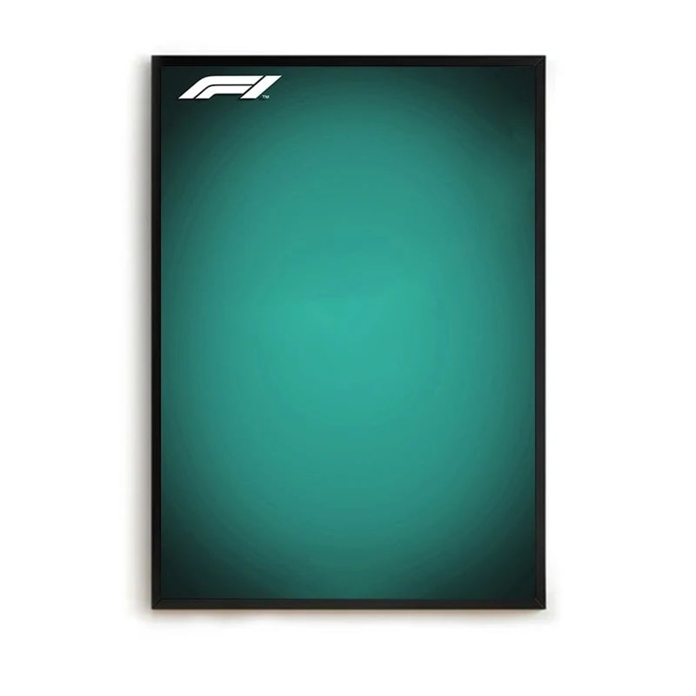 Minimalist Formula 1 Canvas Poster Wall Art 1