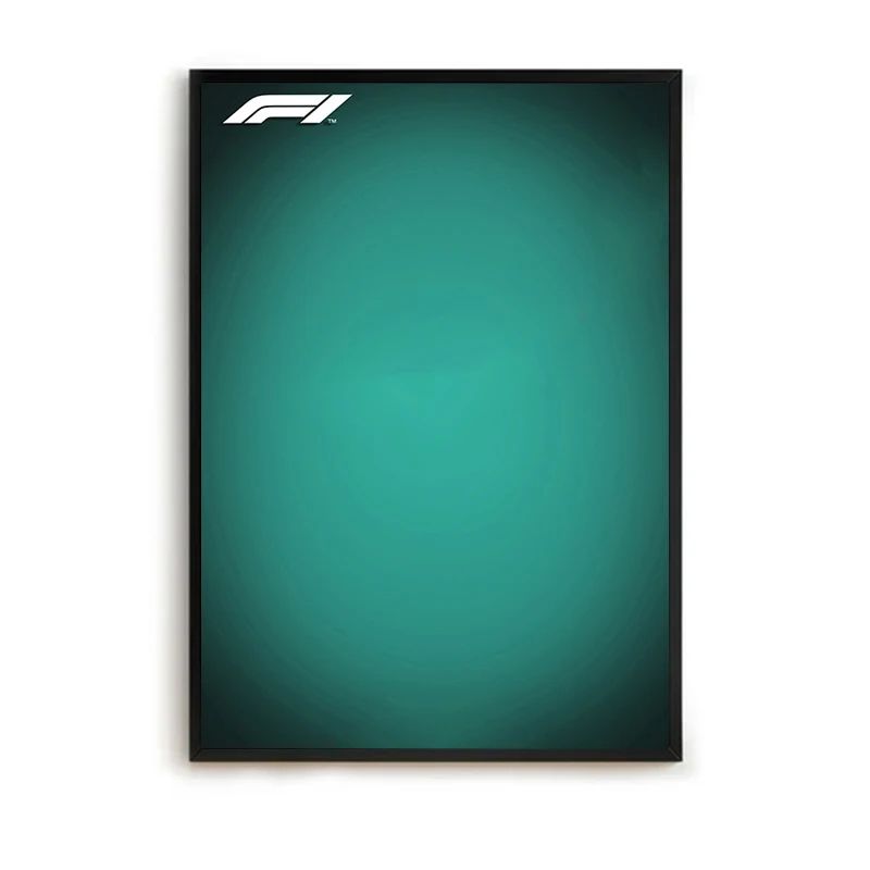 Minimalist Formula 1 Canvas Poster Wall Art 1