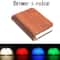 Wooden Folding LED Book Light RGB Night Lamp 8