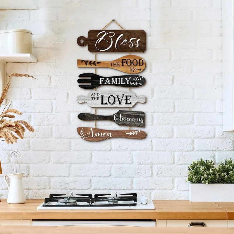 Family Blessings Wooden Kitchen Wall Decor 2