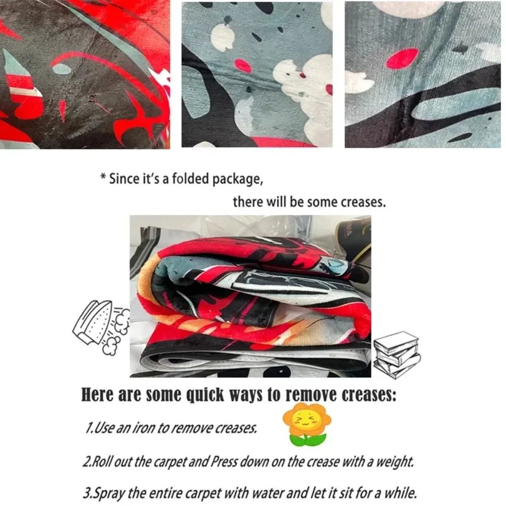 3D Basketball Round Flannel Rug 5