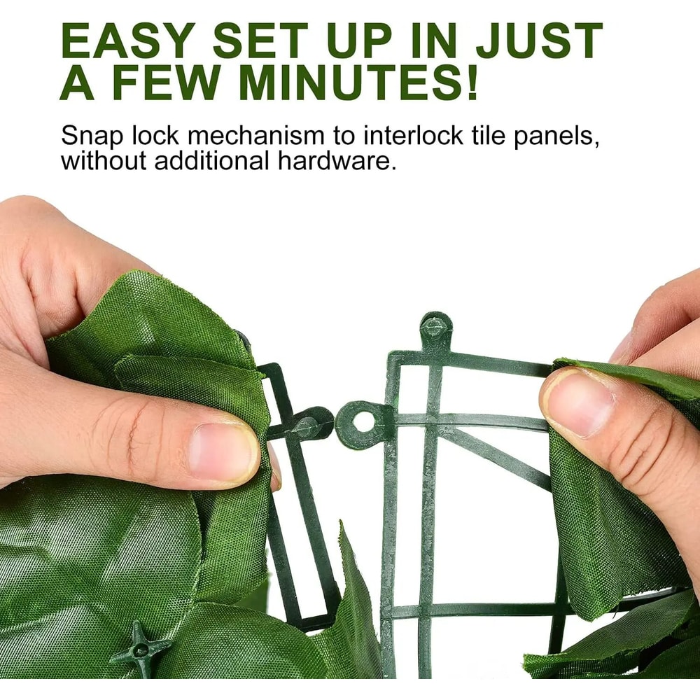 Artificial Ivy Privacy Fence Panel 4