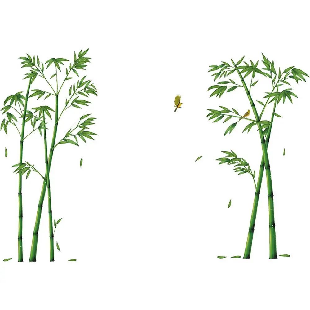Chinese Bamboo Forest Wall Sticker Decor 6