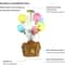 Kids Balloon Sputnik Wooden Chandelier Light 7