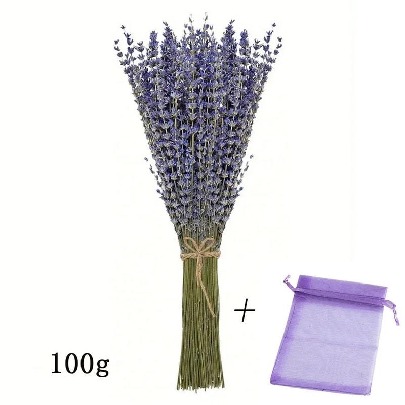 Lavender Gypsophila Dried Flower Bouquet 6
