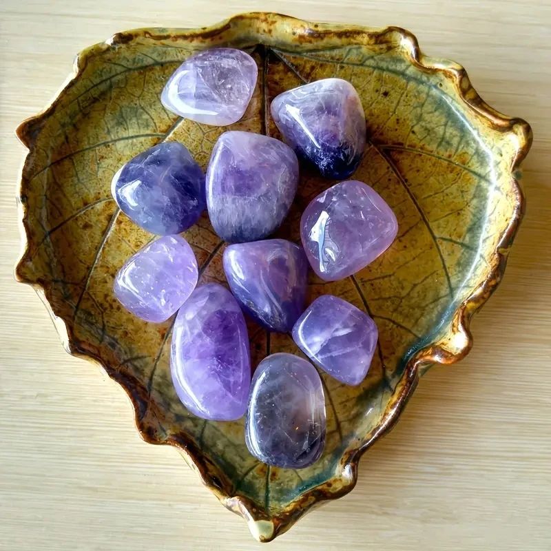 Natural Amethyst Crystal Tumbled Stones 4