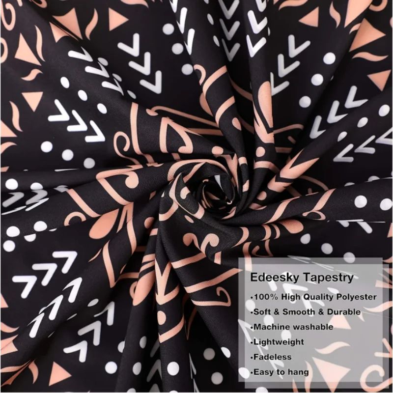 Psychedelic Forest Waterfall Tapestry Wall Decor 7