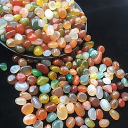 colorful agate pebbles decorative stones for aquarium and home decor