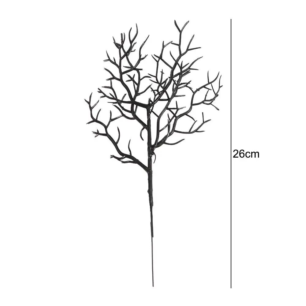 Black Halloween Artificial Dead Branch Decor Set 6
