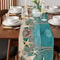 Beach Starfish Shell Linen Table Runner Ocean Style Decor 7