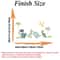 Watercolor Dinosaur Jungle Wall Stickers Kids Room Decor 3