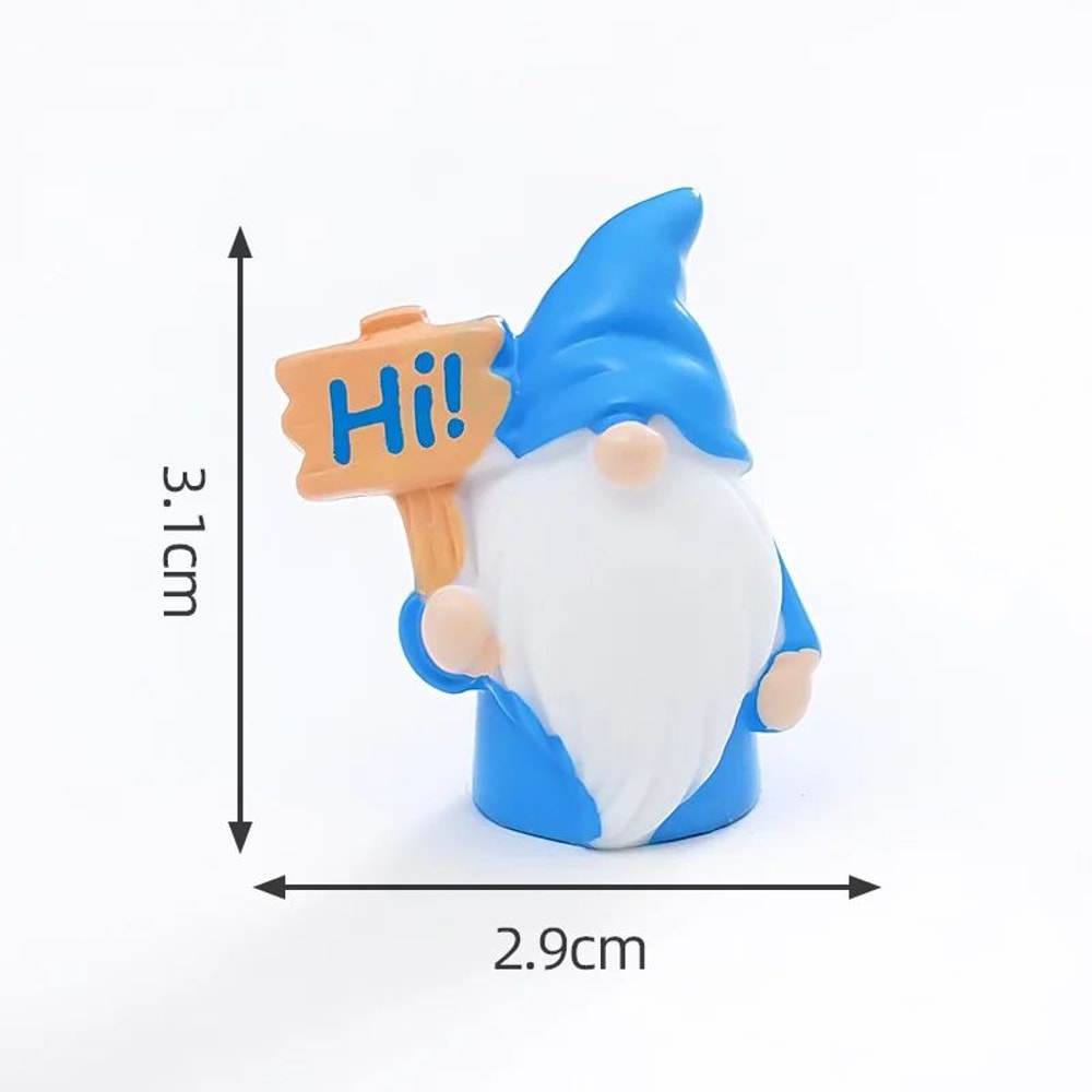 Cute Dwarf Doll Mini Garden Set 9