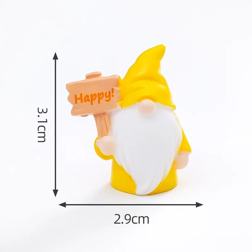 Cute Dwarf Doll Mini Garden Set 10