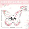 Butterfly Acrylic Plaque Gift For Mum 1