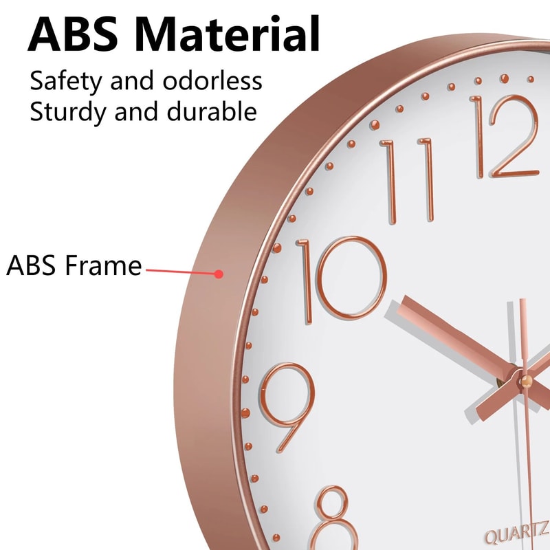 Minimalist 3D Silent Quartz Wall Clock 2