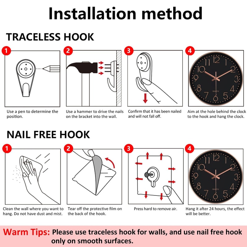 Minimalist 3D Silent Quartz Wall Clock 7