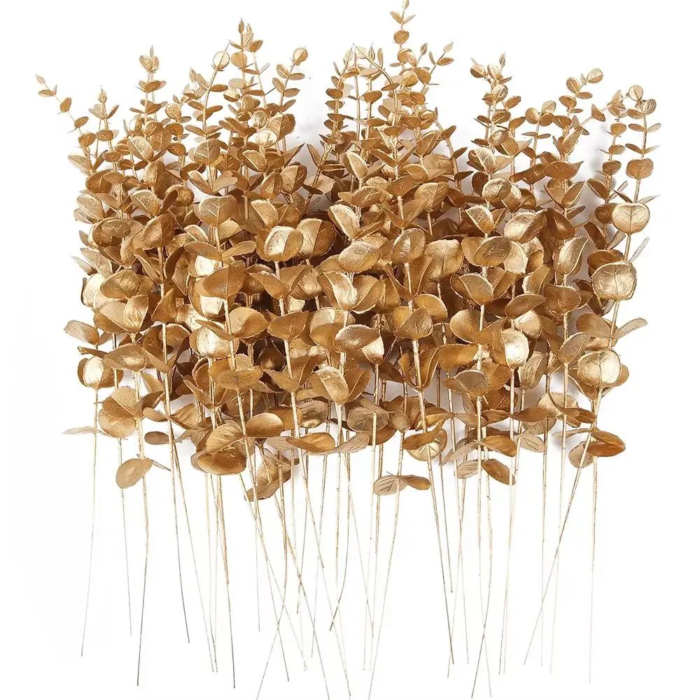 Artificial Eucalyptus Leaves Bulk Decor Set 10