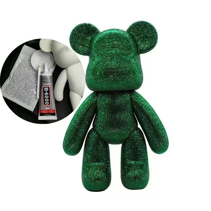 DIY Rhinestone Crystal Bear Figurine 21
