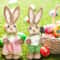 Straw Easter Bunny Decoration Ornament 2