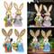 Straw Easter Bunny Decoration Ornament 5