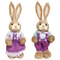 Straw Easter Bunny Decoration Ornament 10