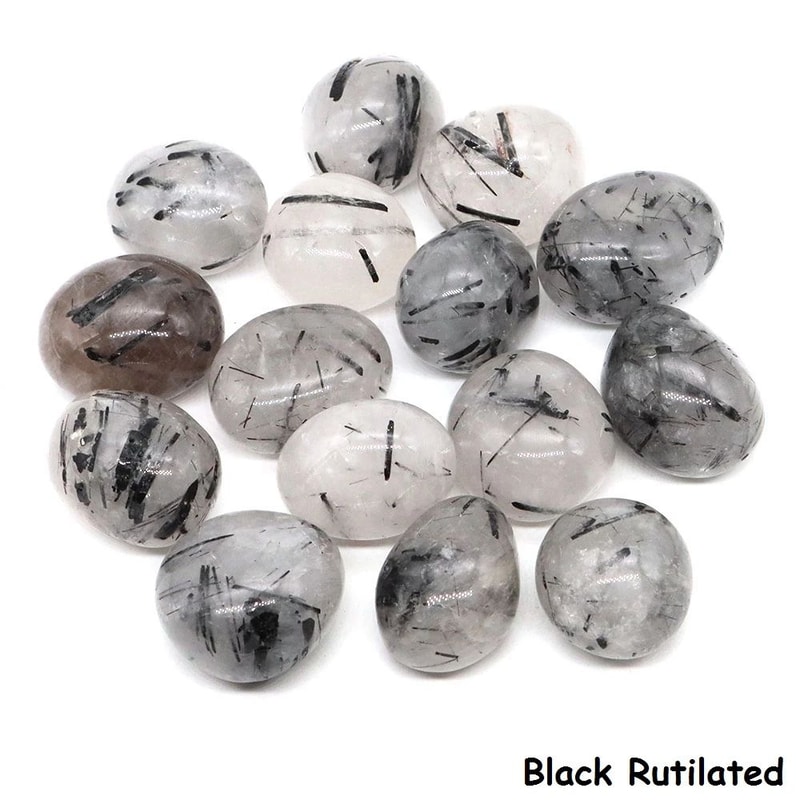 Natural Black Tourmaline Healing Crystal Stone 8