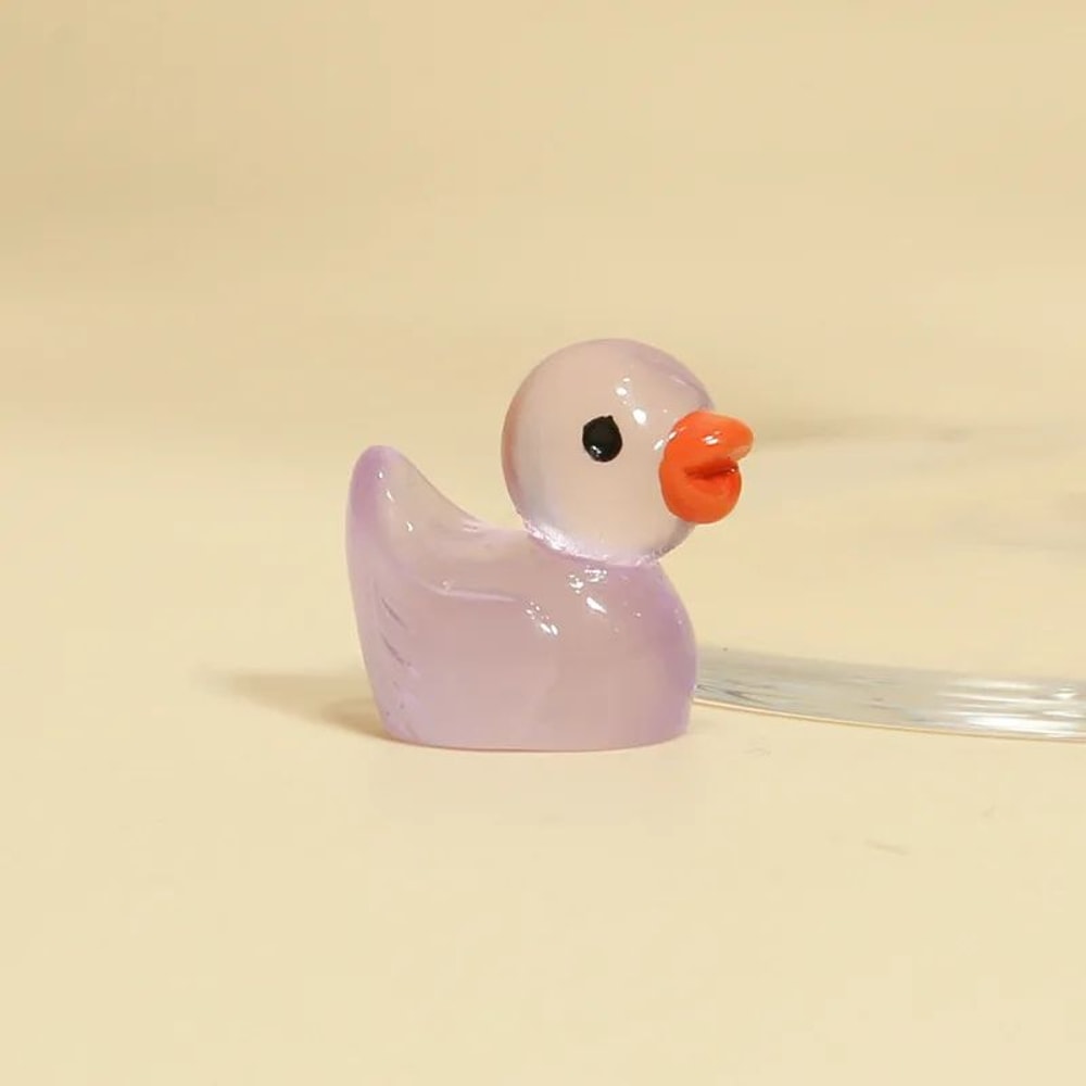 Glow In The Dark Mini Duck Figurines 11