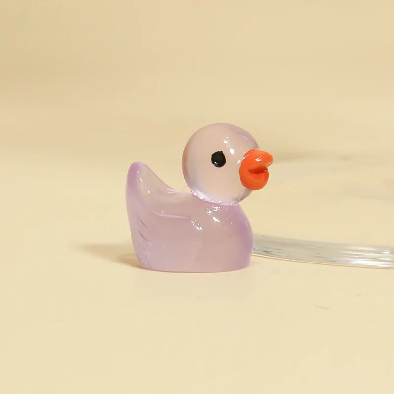 Glow In The Dark Mini Duck Figurines 11
