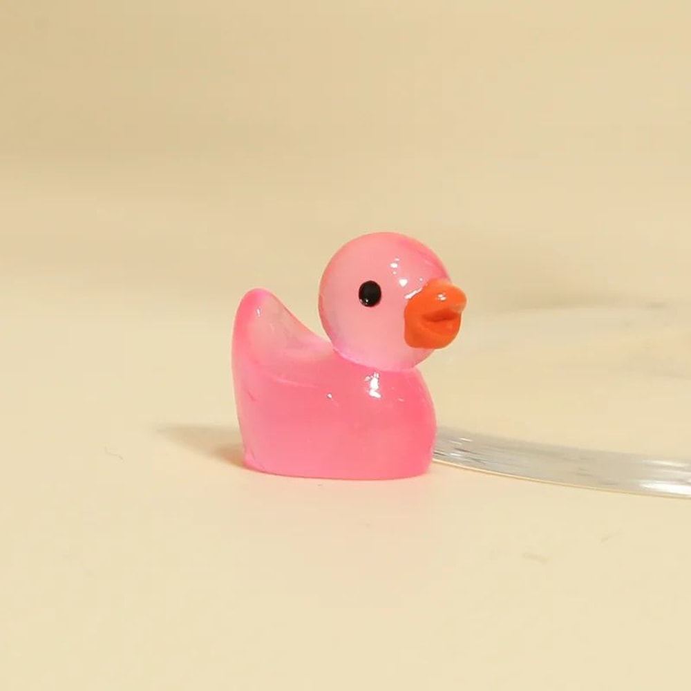 Glow In The Dark Mini Duck Figurines 12