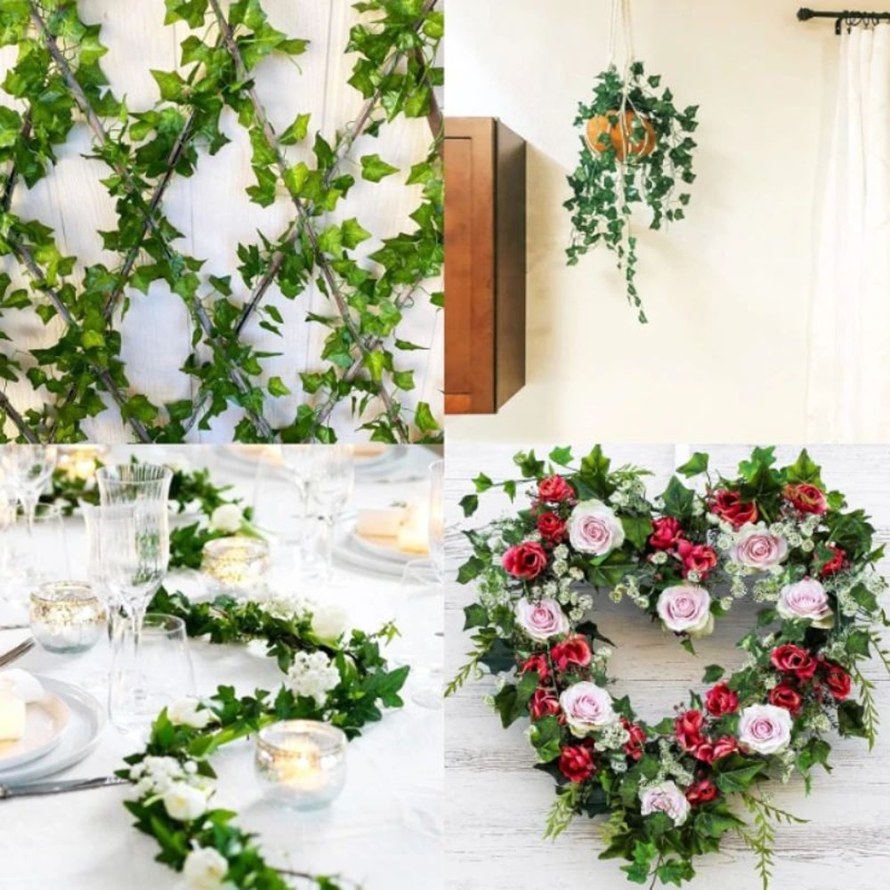 Artificial Ivy Vine Hanging Garland For Home Bedroom Wall Wedding Party Garden Decoration 6
