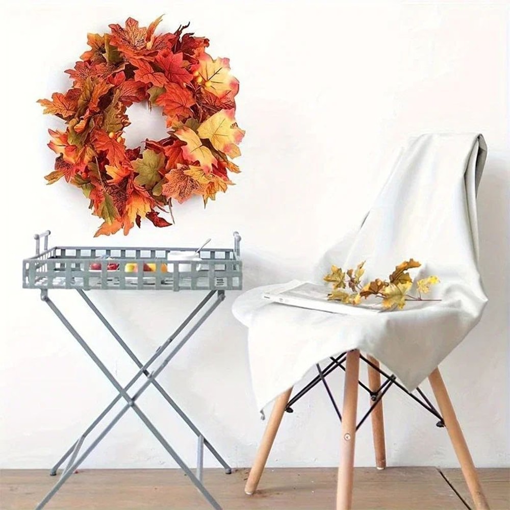 Artificial Maple Leaf Garland Autumn Decor 6