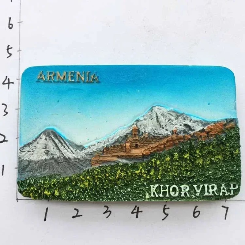 Azerbaijan Baku 3D Fridge Magnet Souvenir 7