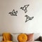 Modern Iron Bird Wall Art Set Minimalist Hanging Decor 0