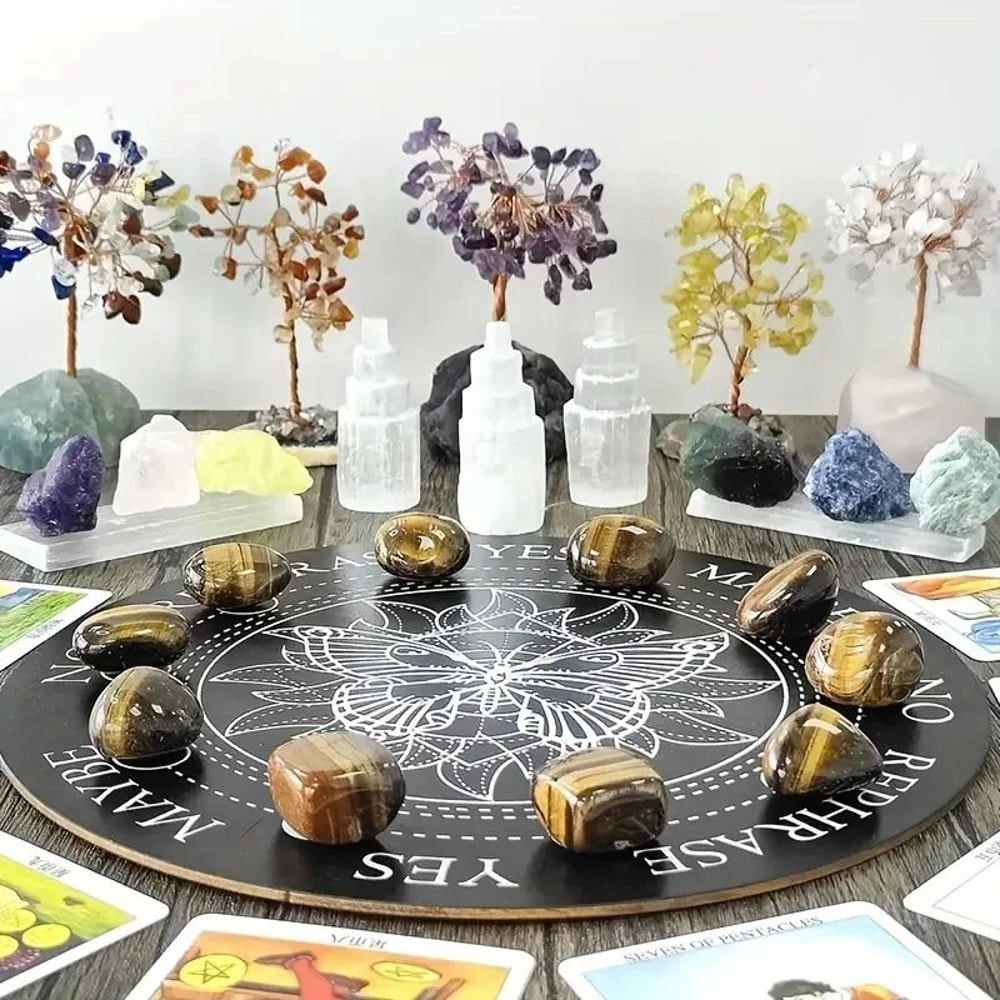 Tiger Eye Tumbled Crystal Polished Stones Decor 4