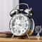 Twin Bell Alarm Clock With Night Light Loud Metal Desk Clock 0
