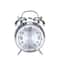 Twin Bell Alarm Clock With Night Light Loud Metal Desk Clock 7