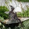 Flute Fairy Garden Statue Resin Angel Sculpture Decor 14