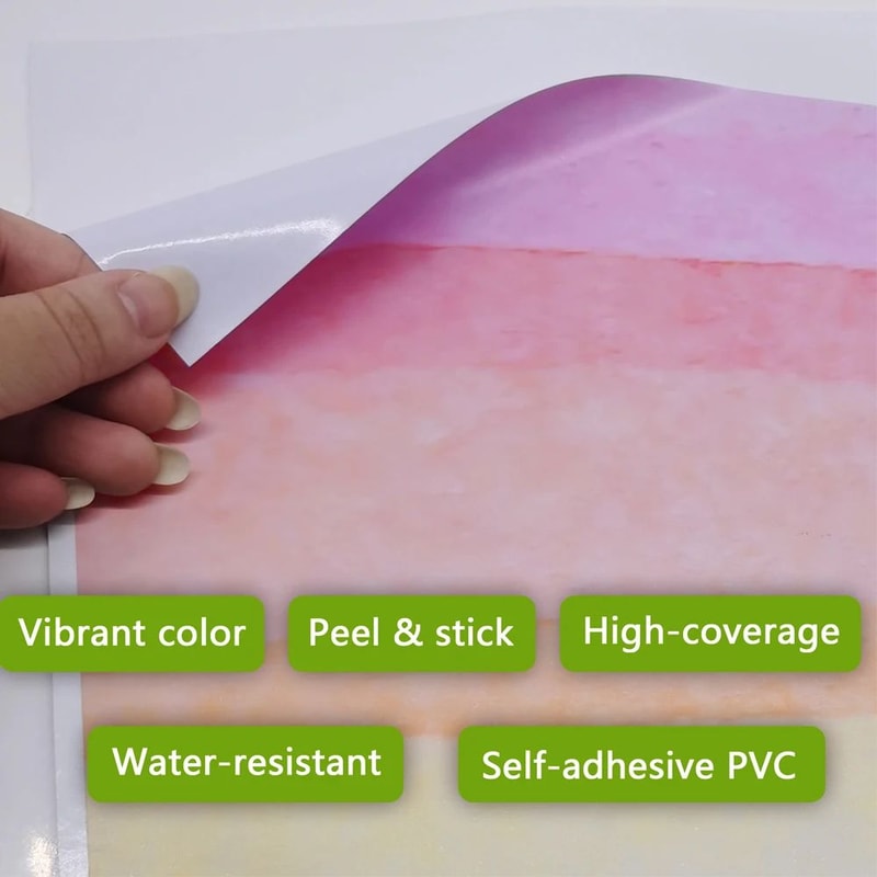 Pastel Rainbow Wall Sticker Nursery Kids Room Decor 5