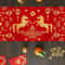 Chinese New Year Horse Linen Table Runner Decor 2
