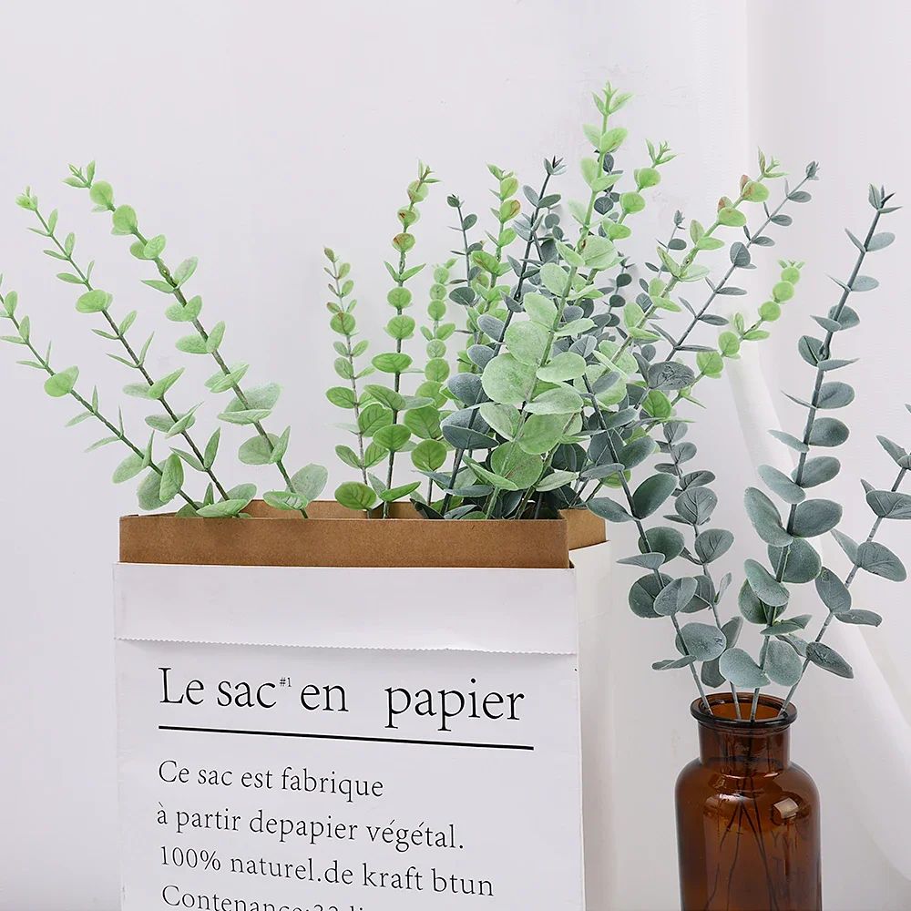 Artificial Eucalyptus Stems Greenery For DIY Decor 8