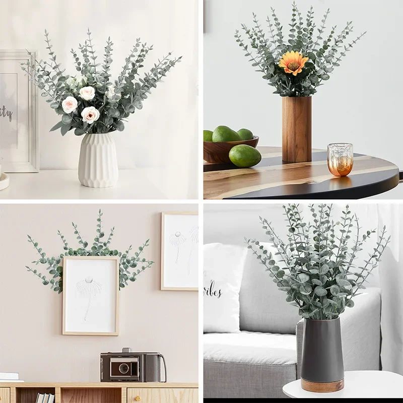 Artificial Eucalyptus Stems Greenery For DIY Decor 14