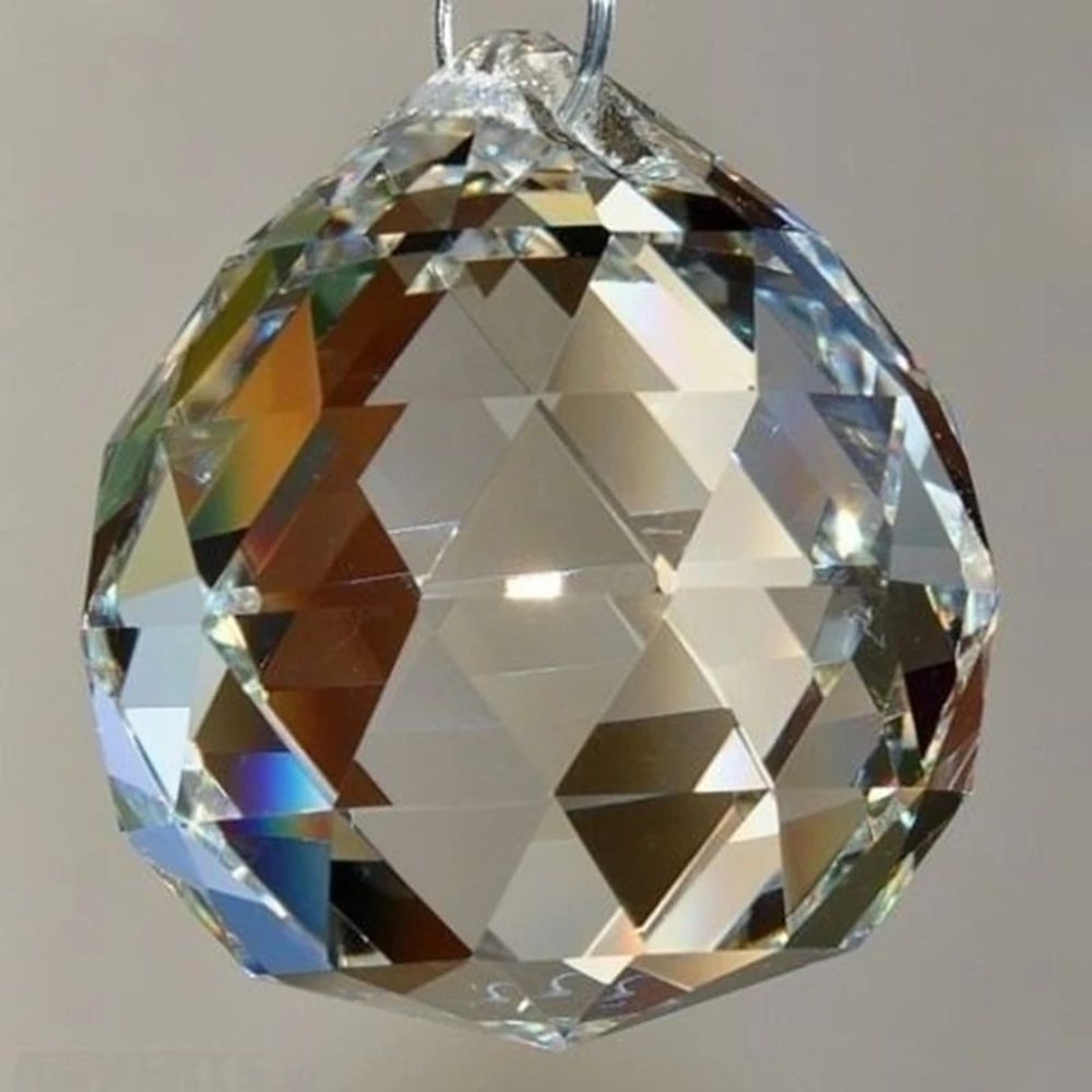 Faceted Crystal Ball Prism Suncatcher Chandelier Pendant 9