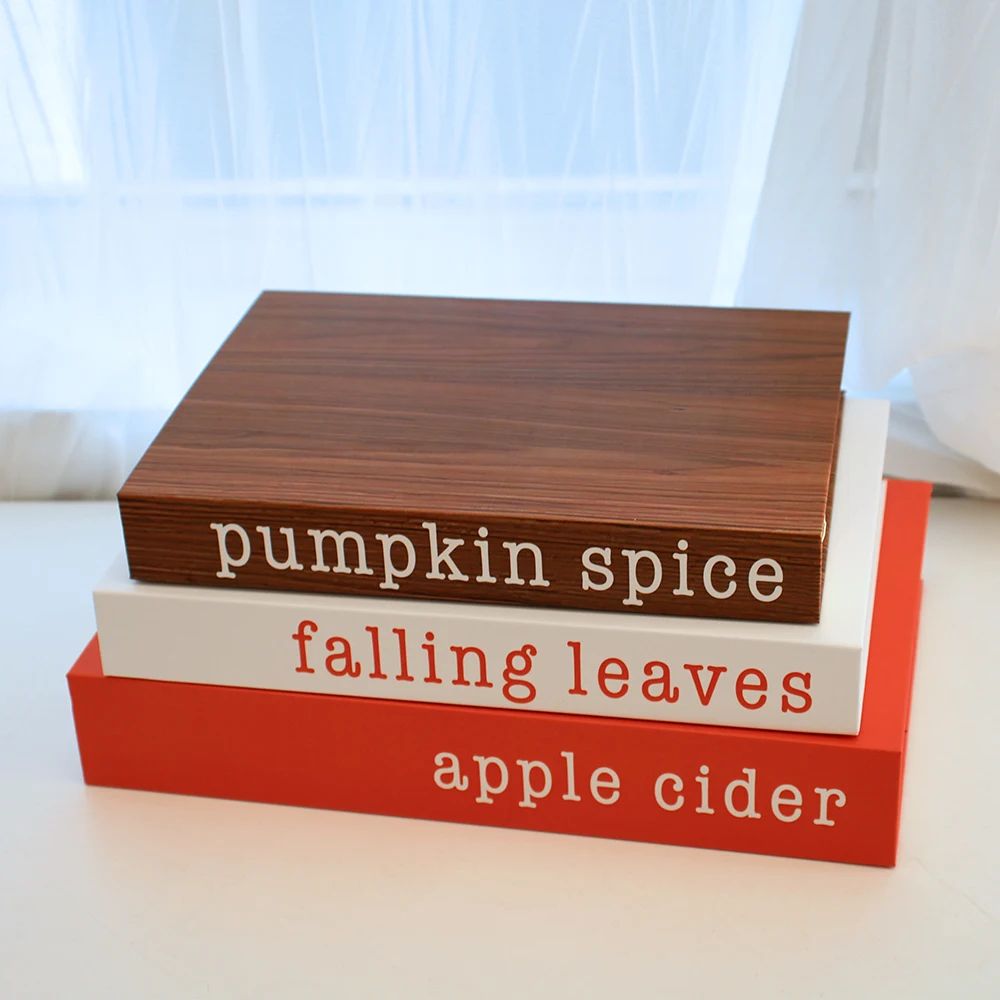 Luxury Decorative Fake Books Set Coffee Table Decor 22