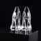 Crystal Glass Slipper Figurine Cinderella Shoe Decor 3