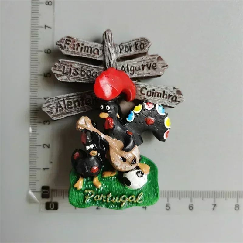 Portugal Souvenir Fridge Magnet Resin Travel Collection 11