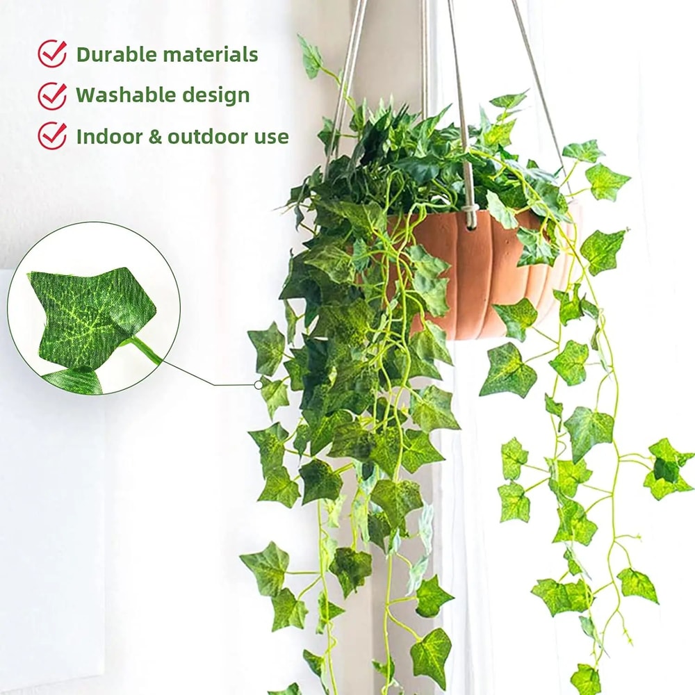 Artificial Ivy Leaf Garland Vine Decor 10