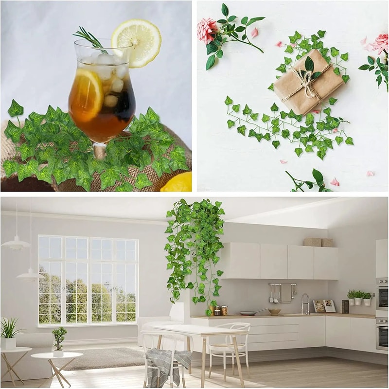 Artificial Ivy Leaf Garland Vine Decor 11
