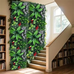 artificial green wall plant panel decor