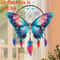 Shiny Butterfly Feather Pendant Decor 3