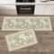 Floral Non Slip Absorbent Kitchen Rug 2